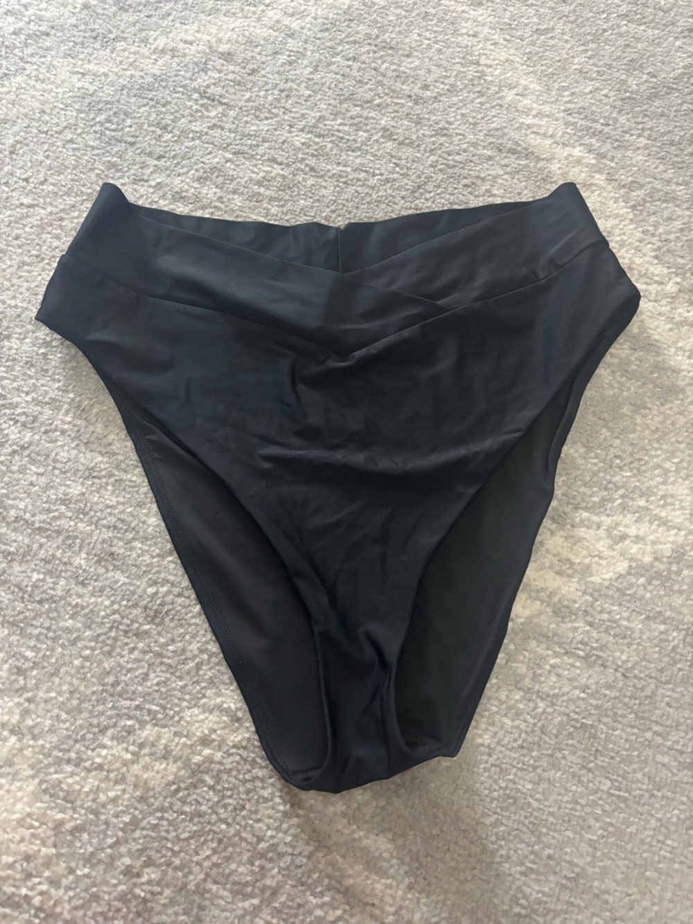 aerie Black High-Waist Bikini Bottoms